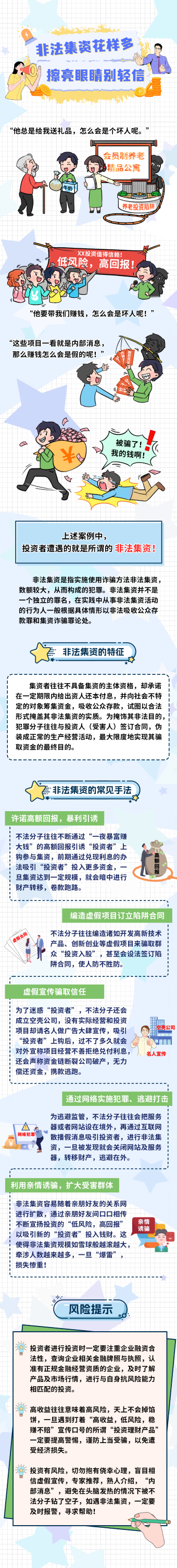 非法集資花樣多、擦亮眼睛別輕信
